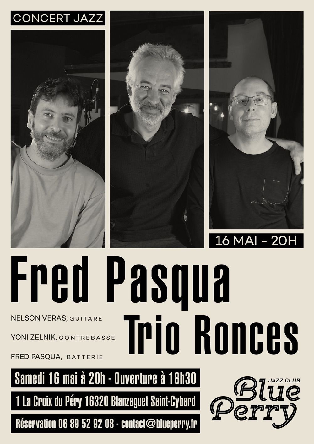 Jazz Club Blue Perry - Concerts Jazz Live en Charente