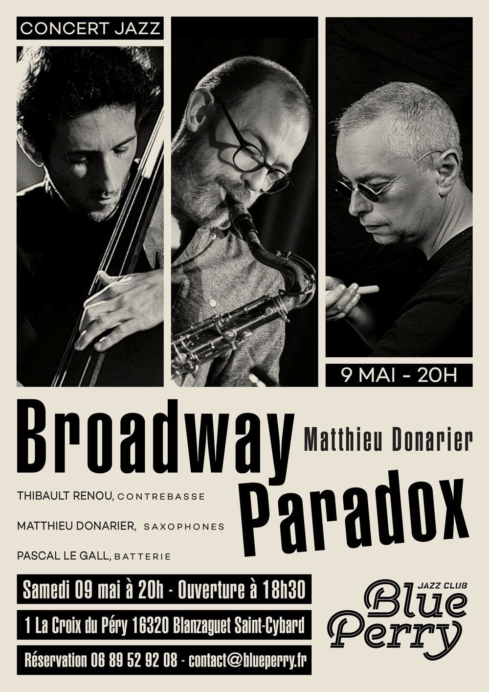 Jazz Club Blue Perry - Concerts Jazz Live en Charente