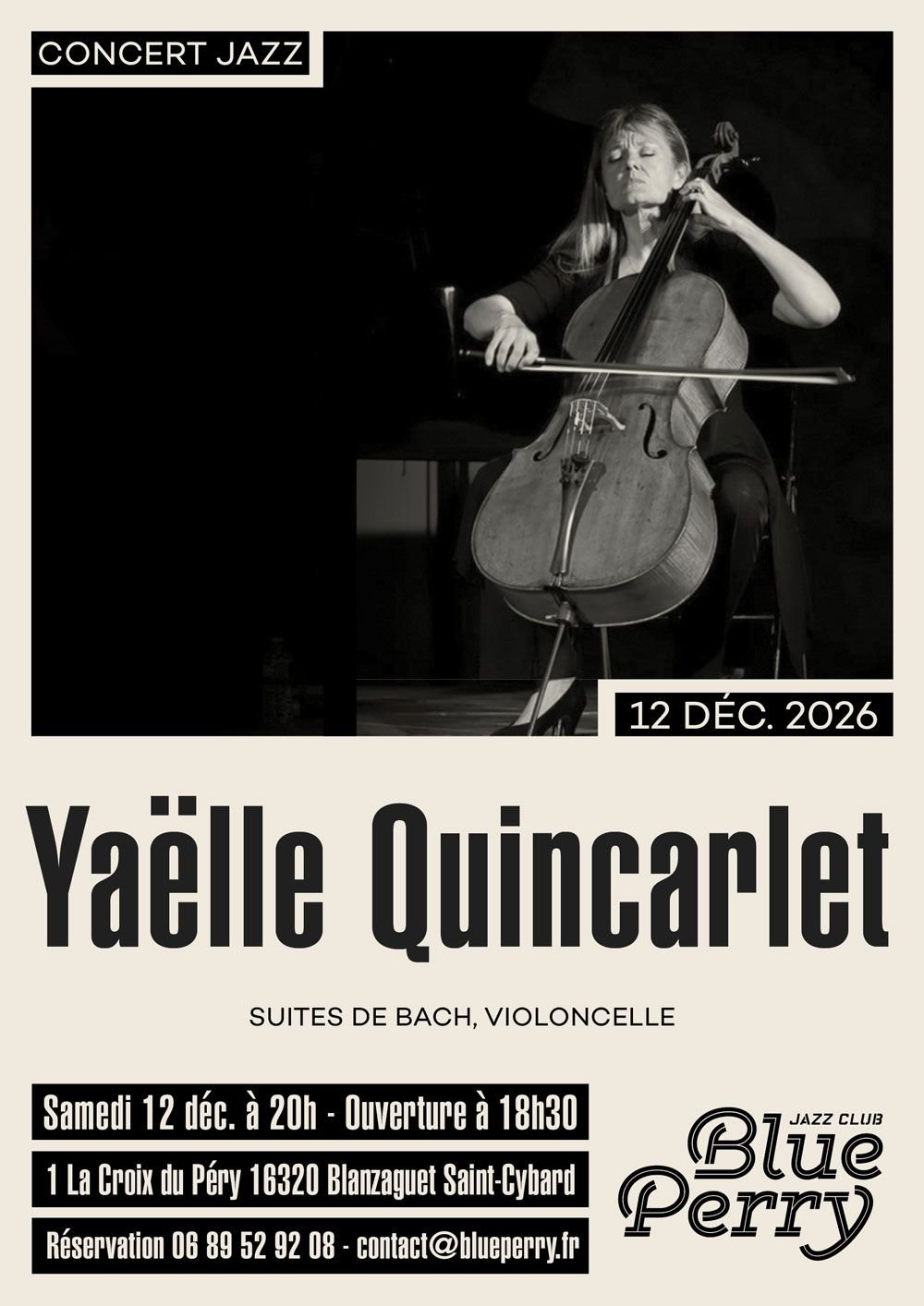 Jazz Club Blue Perry - Concerts Jazz Live en Charente
